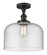 Ballston Urban One Light Semi-Flush Mount in Oil Rubbed Bronze (405|916-1C-OB-G74-L)