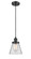 Ballston Urban One Light Mini Pendant in Matte Black (405|916-1P-BK-G62)