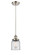 Ballston Urban LED Mini Pendant in Brushed Satin Nickel (405|916-1P-SN-G52-LED)