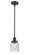 Ballston Urban One Light Mini Pendant in Matte Black (405|916-1S-BK-G54)