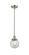 Ballston Urban LED Mini Pendant in Brushed Satin Nickel (405|916-1S-SN-G204-6-LED)