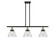Ballston Urban Three Light Island Pendant in Black Antique Brass (405|916-3I-BAB-G44) Ballston Urban Three Light Island Pendant in Black Antique Brass (405|916-3I-BAB-G44)