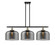 Ballston Urban Three Light Island Pendant in Black Antique Brass (405|916-3I-BAB-G73-L)