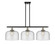 Ballston Urban Three Light Island Pendant in Black Antique Brass (405|916-3I-BAB-G74-L)