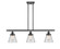 Ballston Urban Three Light Island Pendant in Matte Black (405|916-3I-BK-G62)