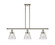 Ballston Urban Three Light Island Pendant in Polished Nickel (405|916-3I-PN-G62)