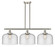 Ballston Urban Three Light Island Pendant in Brushed Satin Nickel (405|916-3I-SN-G74-L)