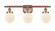 Ballston Urban Three Light Bath Vanity in Antique Copper (405|916-3W-AC-G201-6)