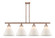 Ballston Urban Four Light Island Pendant in Antique Copper (405|916-4I-AC-G41-L)