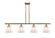 Ballston Urban LED Island Pendant in Brushed Brass (405|916-4I-BB-G41-LED)