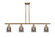 Ballston Urban Four Light Island Pendant in Brushed Brass (405|916-4I-BB-G53)