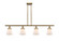 Ballston Urban Four Light Island Pendant in Brushed Brass (405|916-4I-BB-G61)
