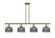 Ballston Urban Four Light Island Pendant in Brushed Brass (405|916-4I-BB-G73)