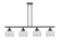 Ballston Urban Four Light Island Pendant in Matte Black (405|916-4I-BK-G72)