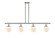 Ballston Urban LED Island Pendant in Polished Nickel (405|916-4I-PN-G201-6-LED)
