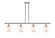 Ballston Urban Four Light Island Pendant in Polished Nickel (405|916-4I-PN-G51)