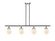 Ballston Urban LED Island Pendant in Brushed Satin Nickel (405|916-4I-SN-G201-6-LED)