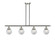 Ballston Urban LED Island Pendant in Brushed Satin Nickel (405|916-4I-SN-G204-6-LED)