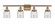Ballston Urban Four Light Bath Vanity in Brushed Brass (405|916-4W-BB-G52)