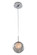 Meteor One Light Mini Pendant in Chrome (33|309510CH/CLEAR)