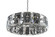 Giada Eight Light Pendant in Stainless Steel (33|390452SL)