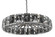 Giada Eight Light Pendant in Dark Bronze (33|390456DB)