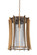 Ronan One Light Hanging Lantern in Modern Bronze (33|400651MZ)