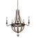 Harper Five Light Outdoor Chandelier in Florence Gold (33|404670FG)