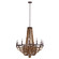 Beechwood 12 Light Chandelier in Royal Mahogany (33|505272RM)