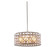 Prado Six Light Pendant in Oxidized Silver Leaf (33|509152OSL)