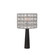 Prado One Light Table Lamp in Oxidized Silver Leaf (33|509191OSL)