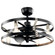 Cavelli 25''Ceiling Fan in Satin Black (12|300040SBK)