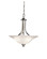 Dover Three Light Pendant/Semi Flush in Brushed Nickel (12|3502NI)