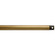Accessory Fan Down Rod 12 Inch in Natural Brass (12|360000NBR)