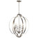 Voleta Six Light Foyer Chandelier in Brushed Nickel (12|42139NI)