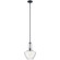 Everly One Light Pendant in Black (12|42141BK)