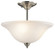 Nicholson Three Light Semi Flush Mount in Brushed Nickel (12|42879NI)