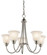 Nicholson Five Light Chandelier in Brushed Nickel (12|42884NI)