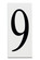 Accessory Number 9 Panel in White Material (Not Painted) (12|4309)