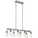 Braelyn Eight Light Linear Chandelier in Classic Pewter (12|43457CLP)