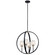 Moyra Four Light Chandelier in Black (12|44239BK)