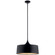 Elias One Light Pendant/Semi Flush in Black (12|52097BK)