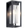 Mercer One Light Outdoor Wall Mount in Black With Silver Highlights (12|59061BSL)