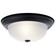 Two Light Flush Mount in Black (12|8112BK)