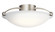 Three Light Semi Flush Mount in Brushed Nickel (12|8406NI)