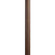 Accessory Outdoor Fluted Post in Brown Stone (12|9595BST)