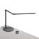 Z-Bar LED Desk Lamp in Metallic black (240|AR3000-CD-MBK-USB)