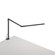 Z-Bar LED Desk Lamp in Metallic black (240|AR3100-WD-MBK-CLP)