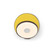 Gravy LED Wall Sconce in Metallic Black, Matte Yellow (240|GRW-S-MBK-MYW-HW)