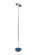 Royyo LED Floor Lamp in Chrome, Azure Felt (240|RYO-SW-CRM-AZF-FLR)